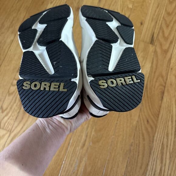 Sorel Kinetic Women's 8.5 Renegade Strap Sneakers Shoes White Walking - Picture 9 of 12